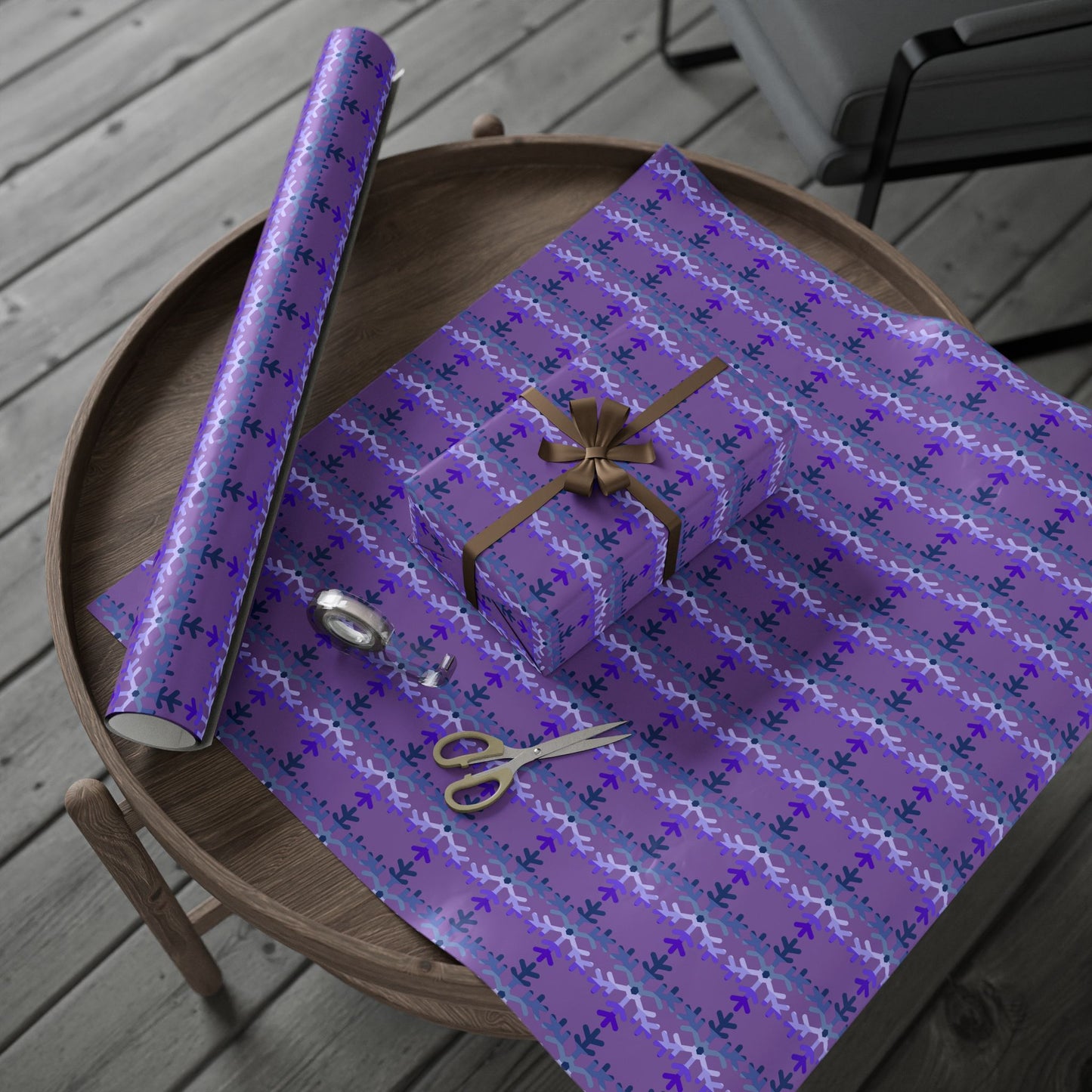 Butch Pride Flag (dorian-rutherford) Snowflake Wrapping Paper - Multiple Sizes/Finishes
