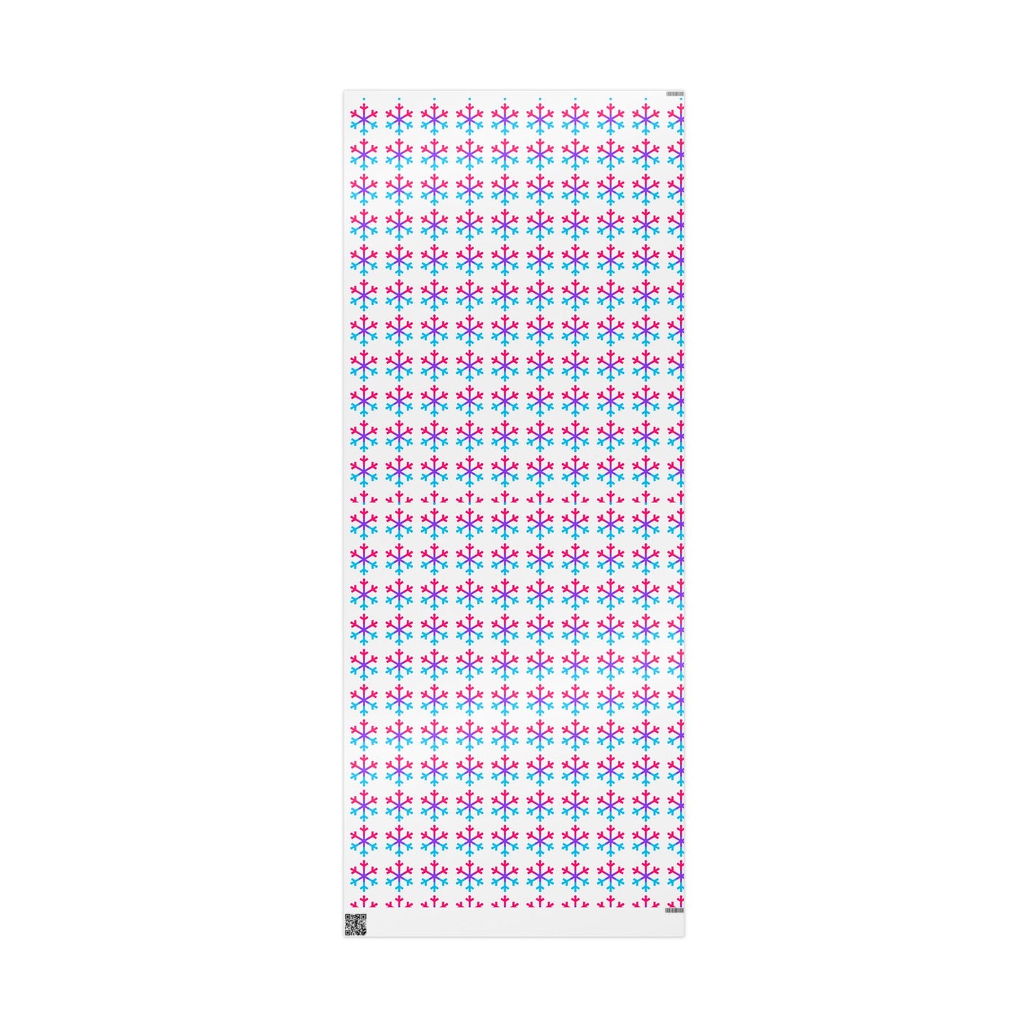 Androgyne Pride Flag Snowflake Wrapping Paper - Multiple Sizes/Finishes