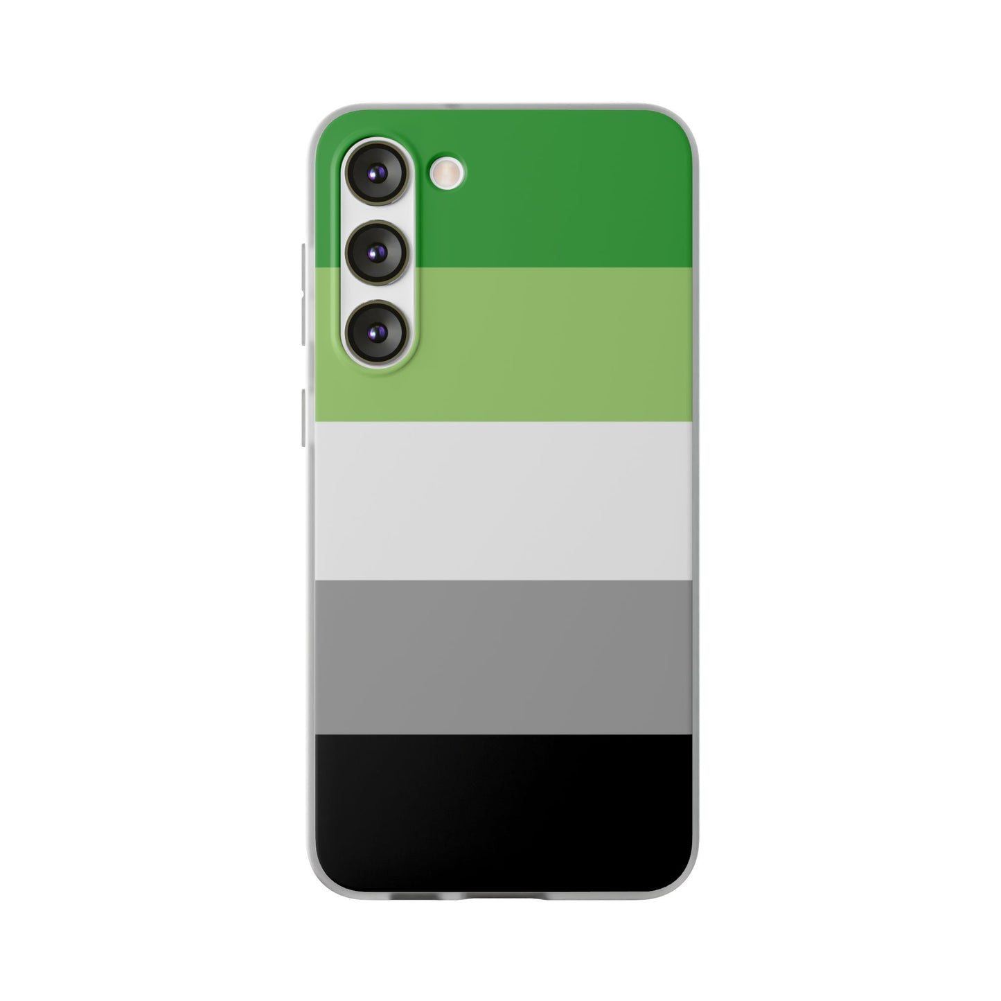 Aromantic Pride Flag Samsung Flexi Case - Multiple Generations