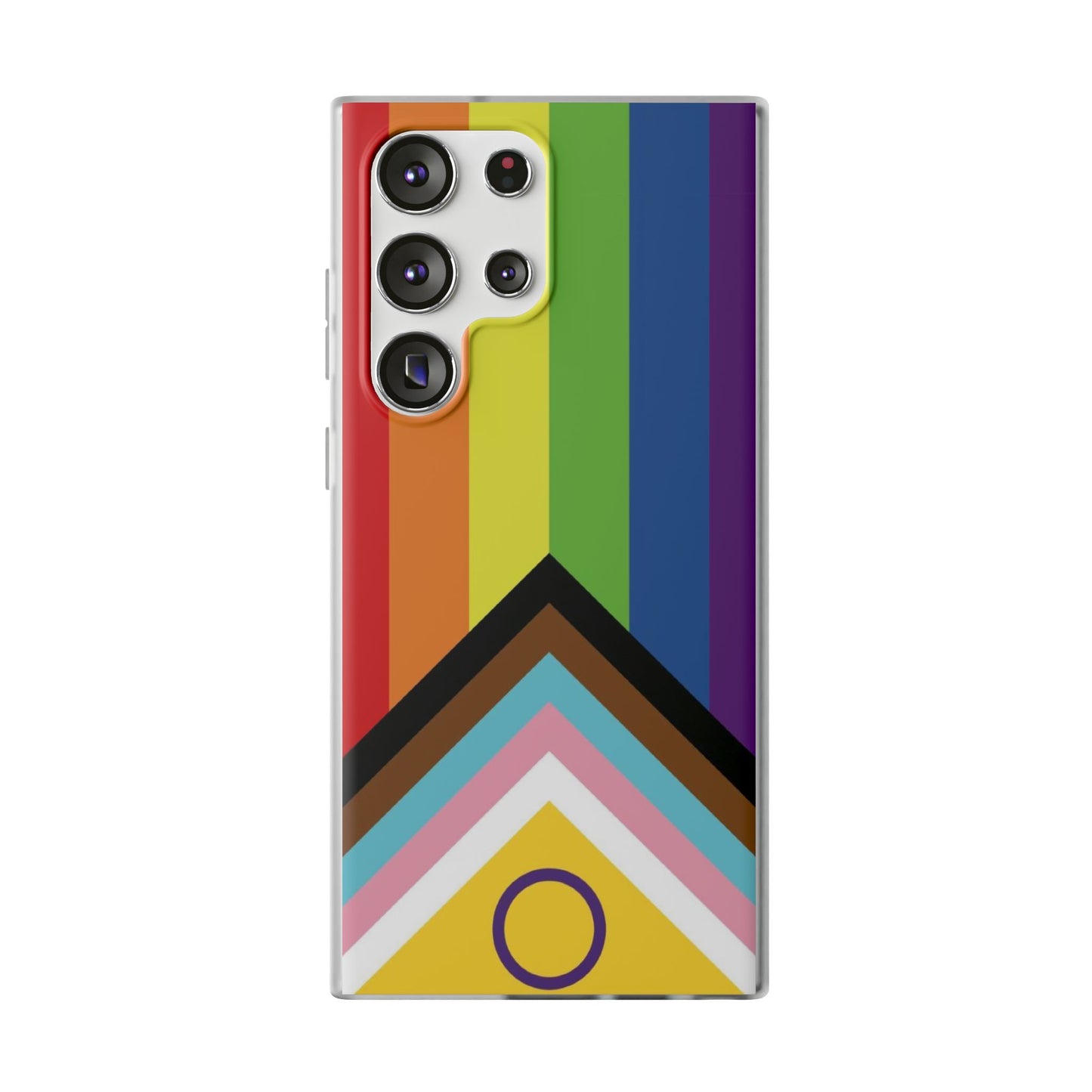 Inclusive Progress Pride Flag Samsung Flexi Case - Multiple Generations