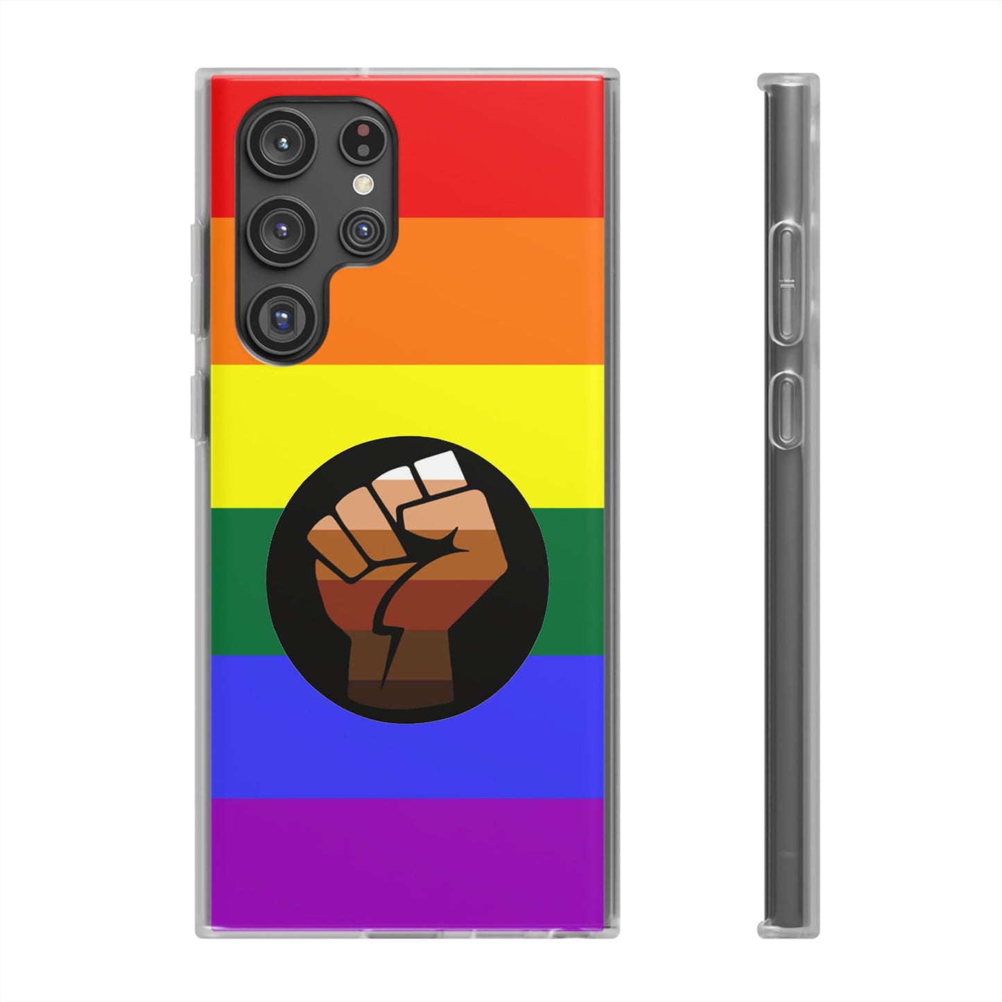 QPOC Pride Flag Samsung Flexi Case - Multiple Generations
