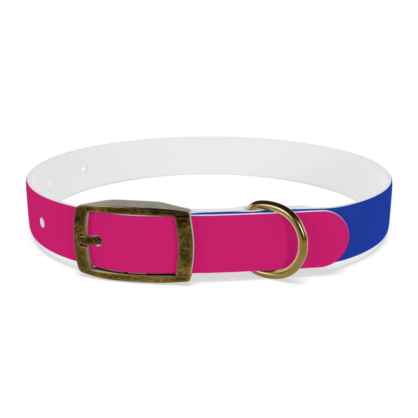 Bisexual Pride Flag Dog Collar