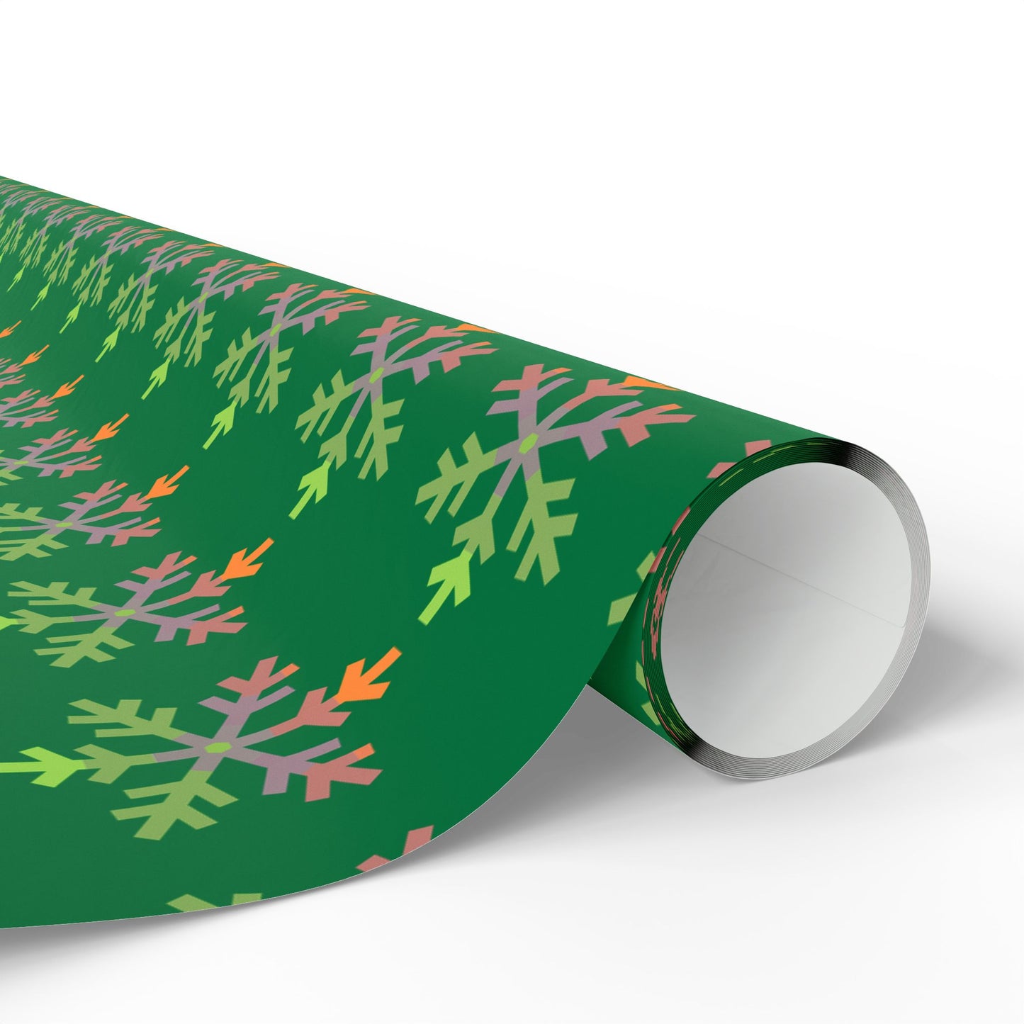 Aliagender Pride Flag Snowflake Wrapping Paper - Multiple Sizes/Finishes