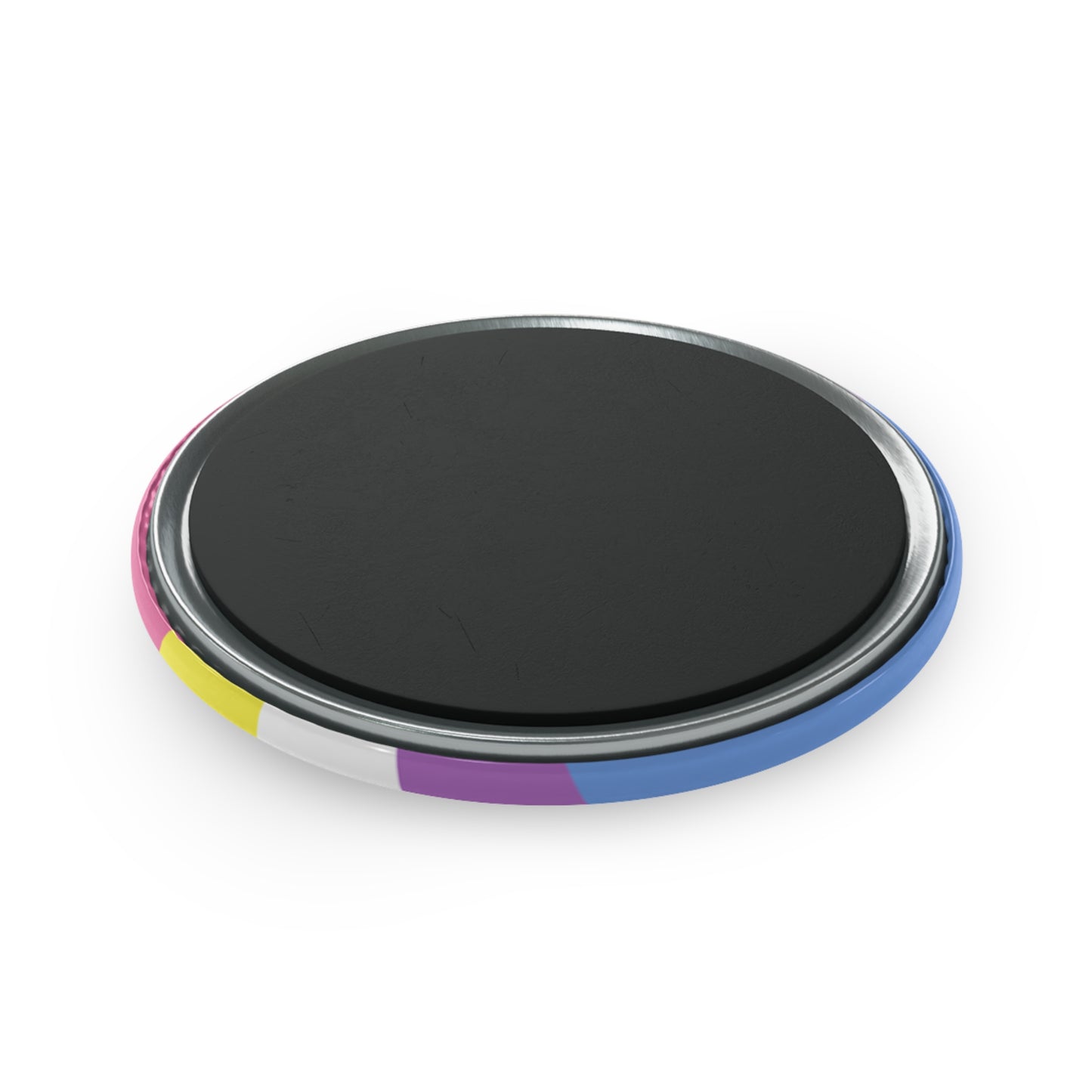 Bigender Pride Flag Round Button Magnet