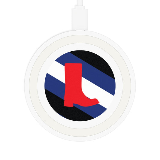 Boot Fetish Pride Flag Quake Wireless Charging Pad