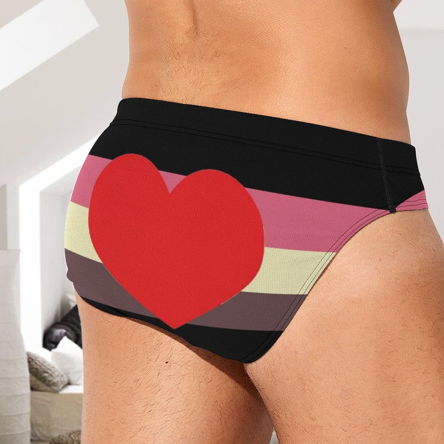 Fat Fetish Pride Flag Briefs – Traditional Masculine Cut
