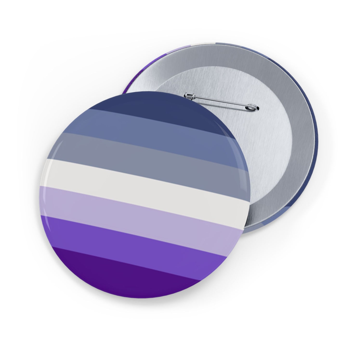 Butch Pride Flag (dorian-rutherford) Round Pins - Multiple Sizes