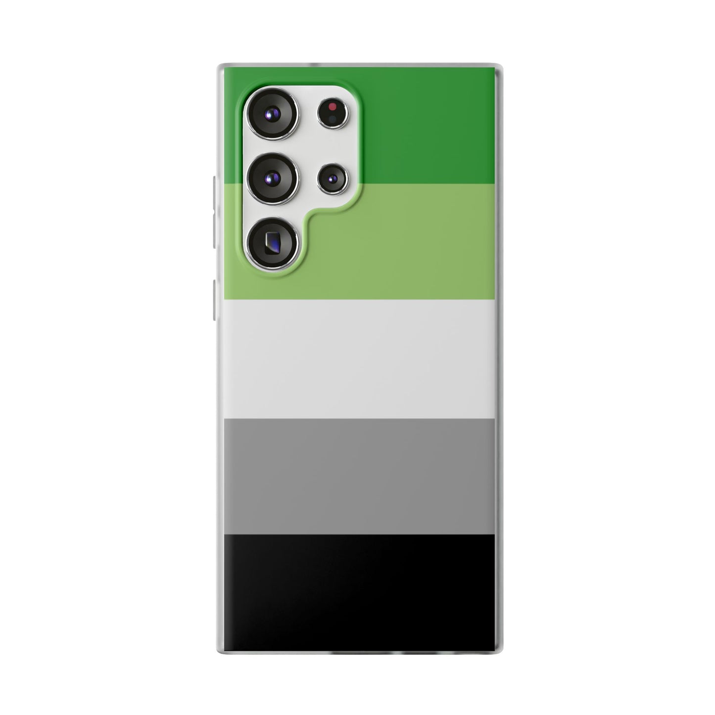 Aromantic Pride Flag Samsung Flexi Case - Multiple Generations