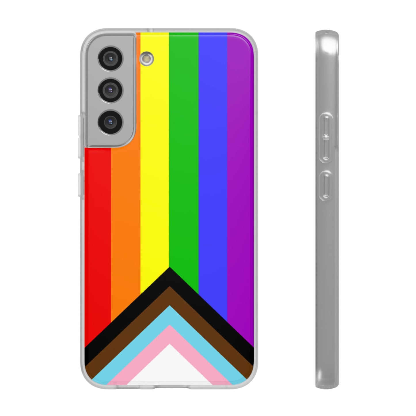 Progress Pride Flag Samsung Flexi Case - Multiple Generations