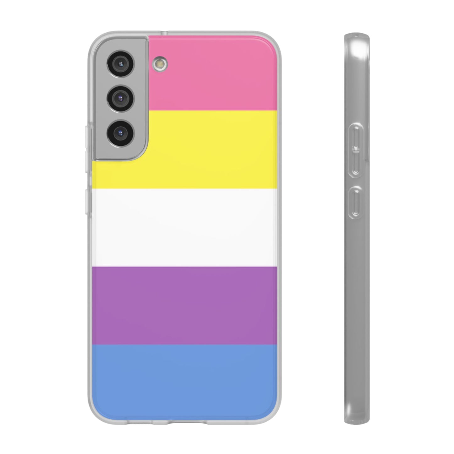 Bigender Pride Flag Samsung Flexi Case - Multiple Generations