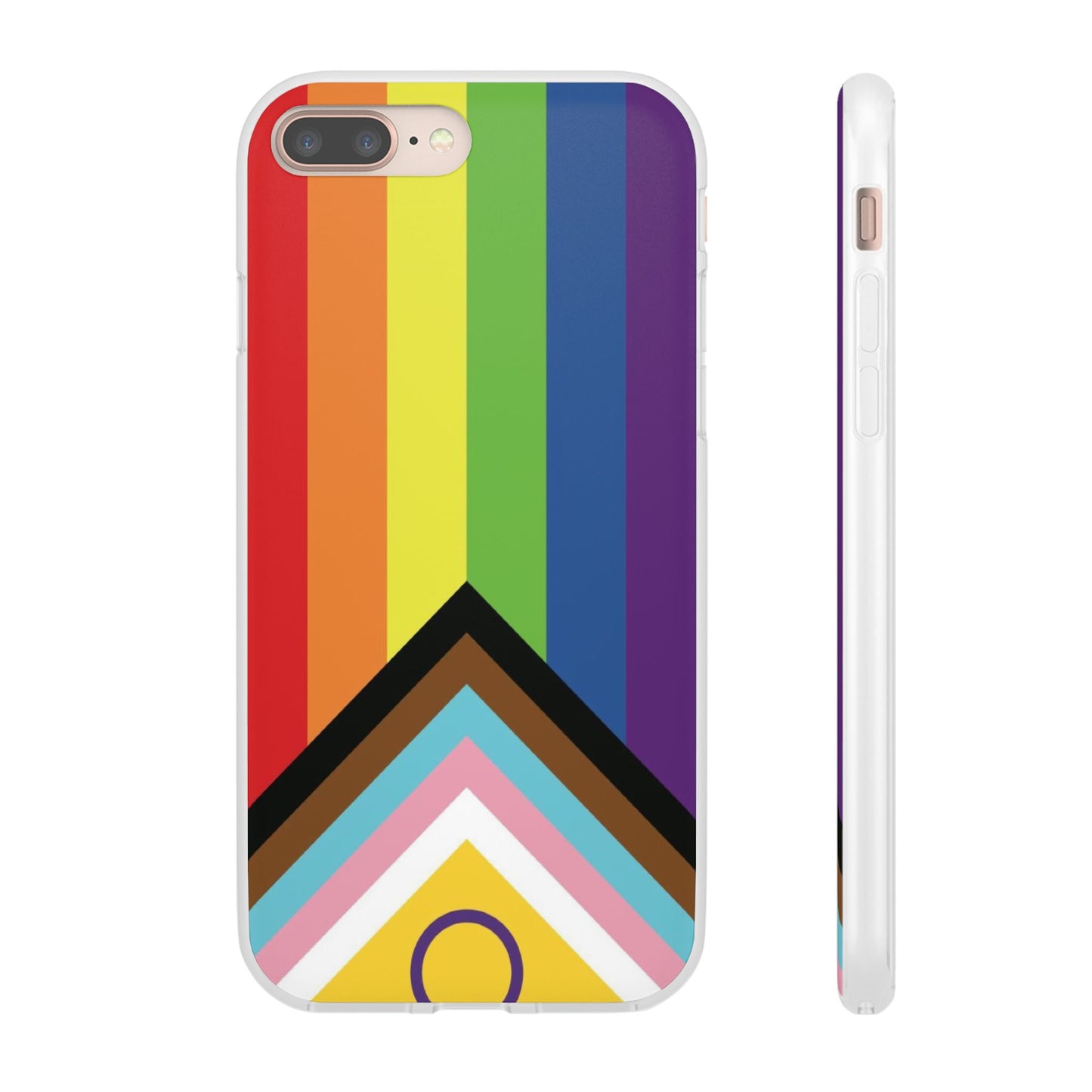 Inclusive Progress Pride Flag iPhone Flexi Case - Multiple Generations