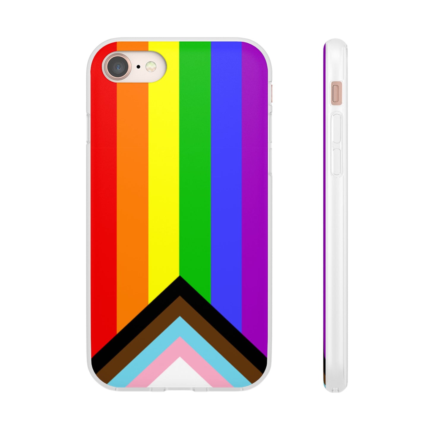 Progress Pride Flag iPhone Flexi Case - Multiple Generations