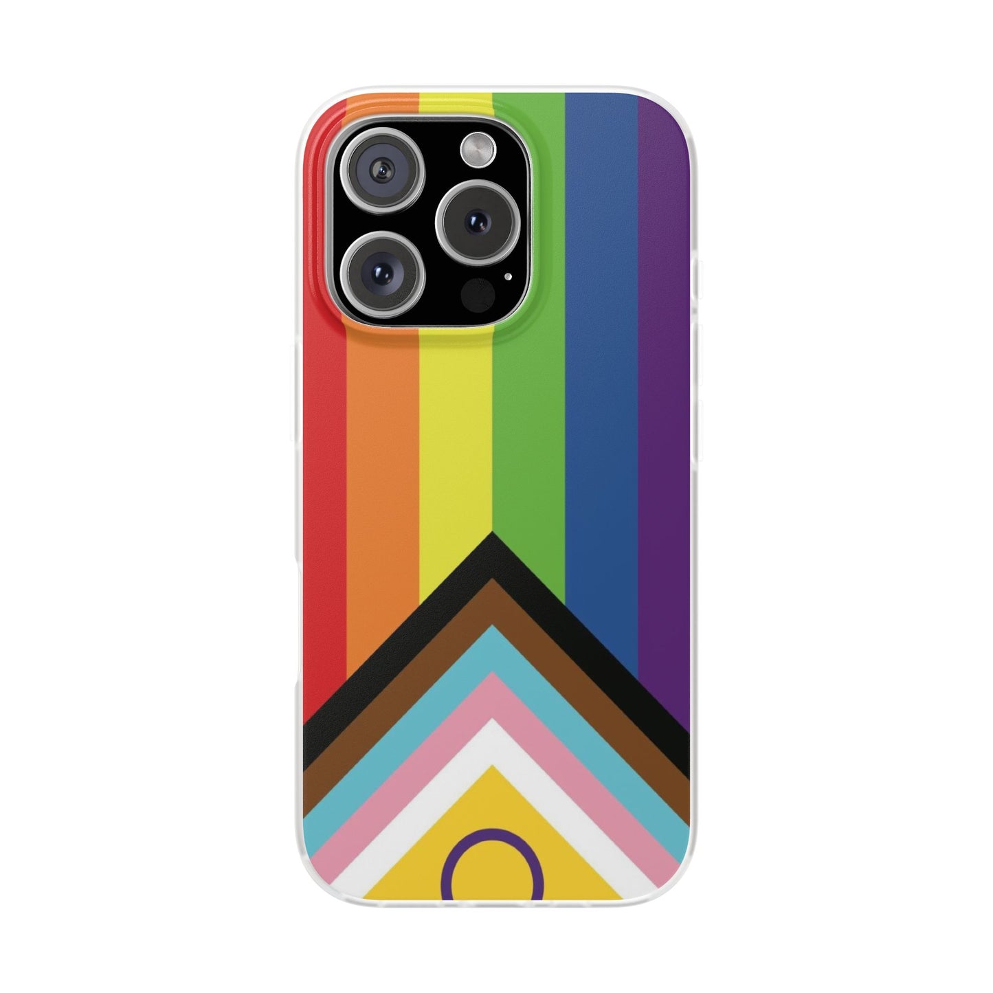 Inclusive Progress Pride Flag iPhone Flexi Case - Multiple Generations