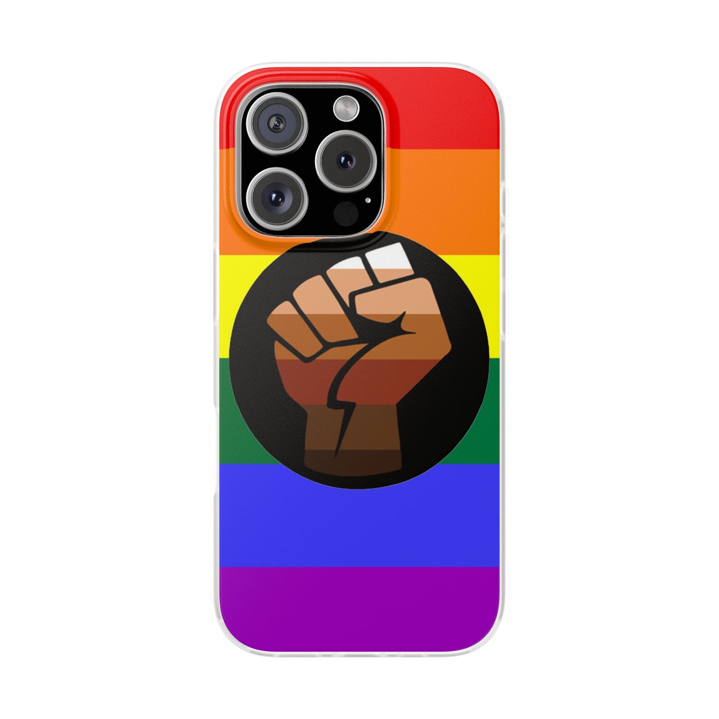QPOC Pride Flag iPhone Flexi Case - Multiple Generations