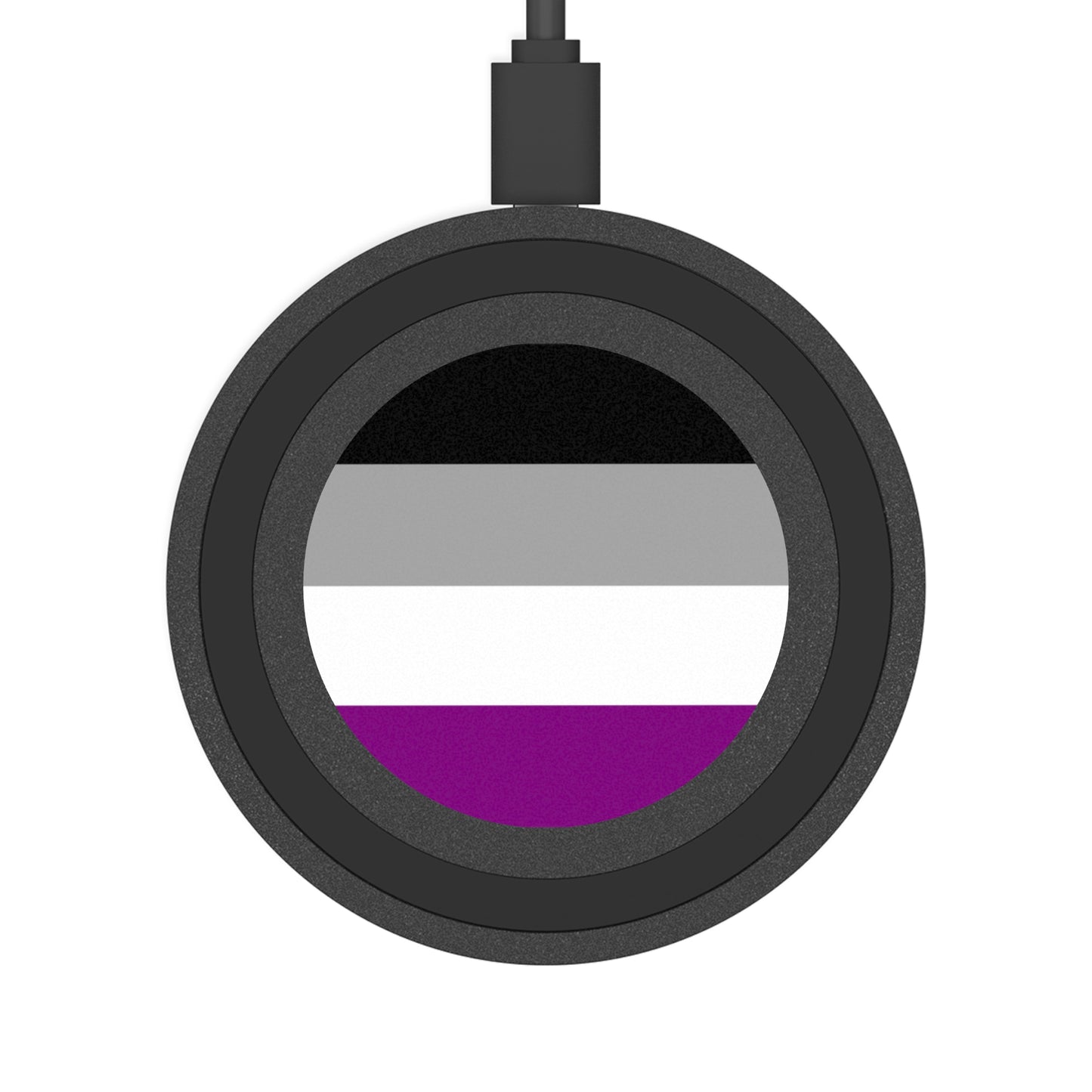 Asexual Pride Flag Wireless Charger