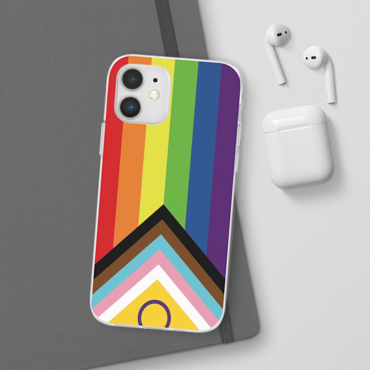 Inclusive Progress Pride Flag iPhone Flexi Case - Multiple Generations