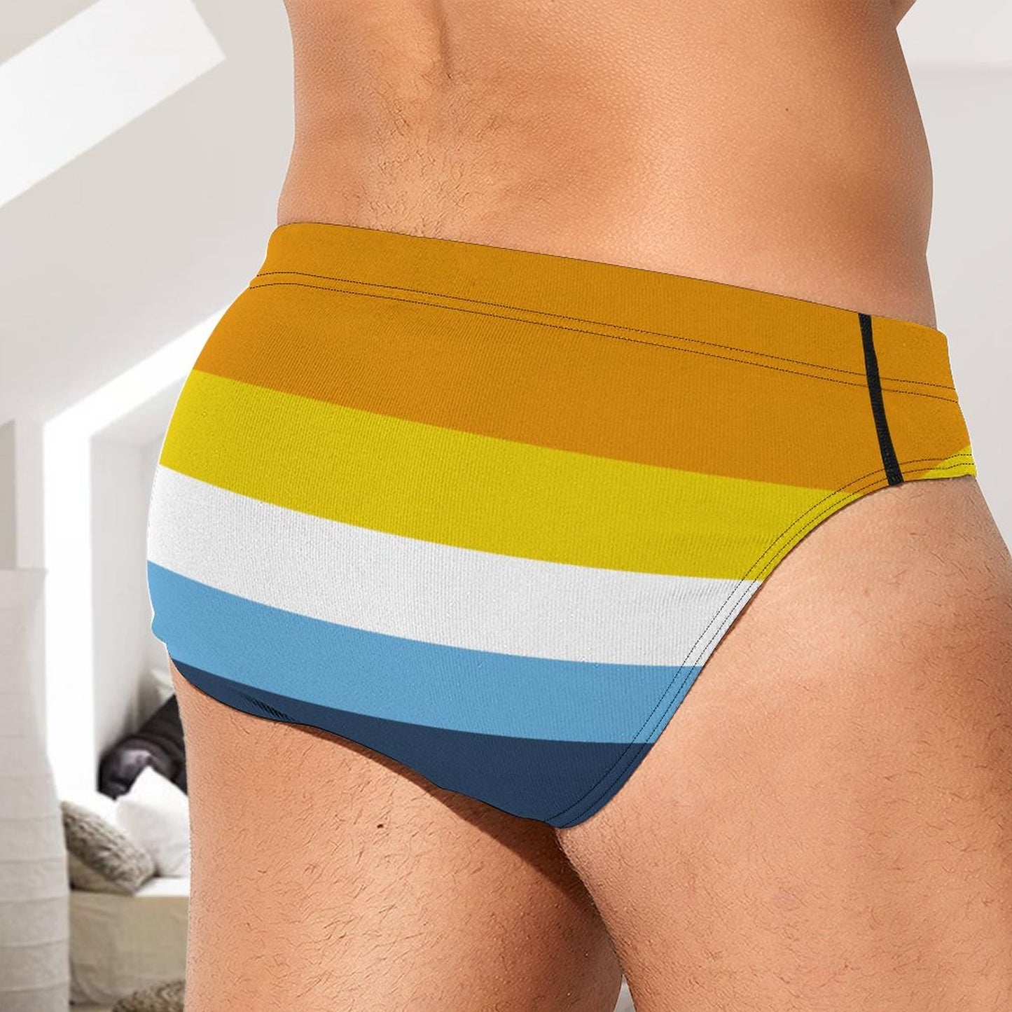 Aroace Pride Flag Briefs – Traditional Masculine Cut