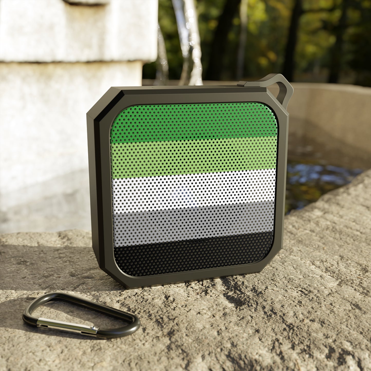 Aromantic Pride Flag Bluetooth Speaker
