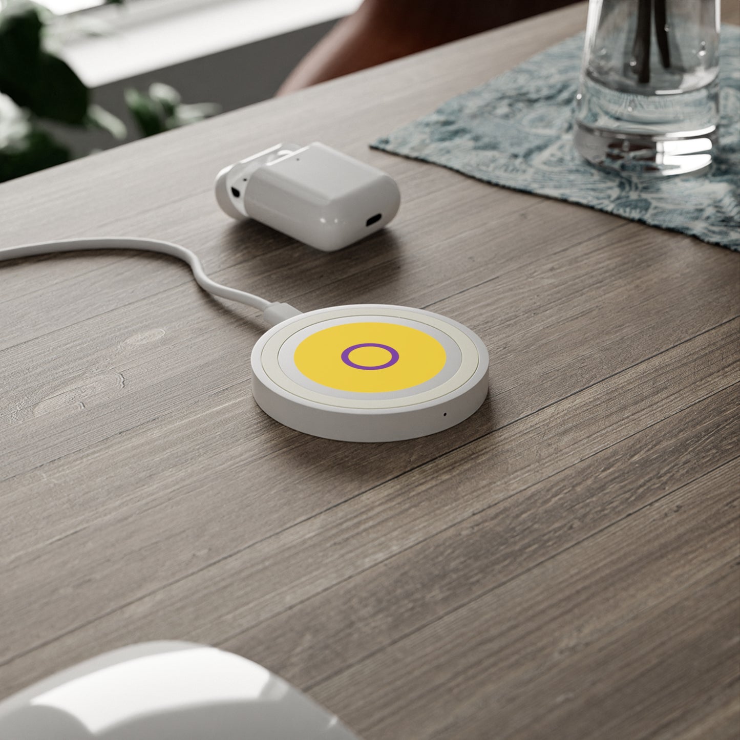 Intersex Pride Flag Wireless Charger