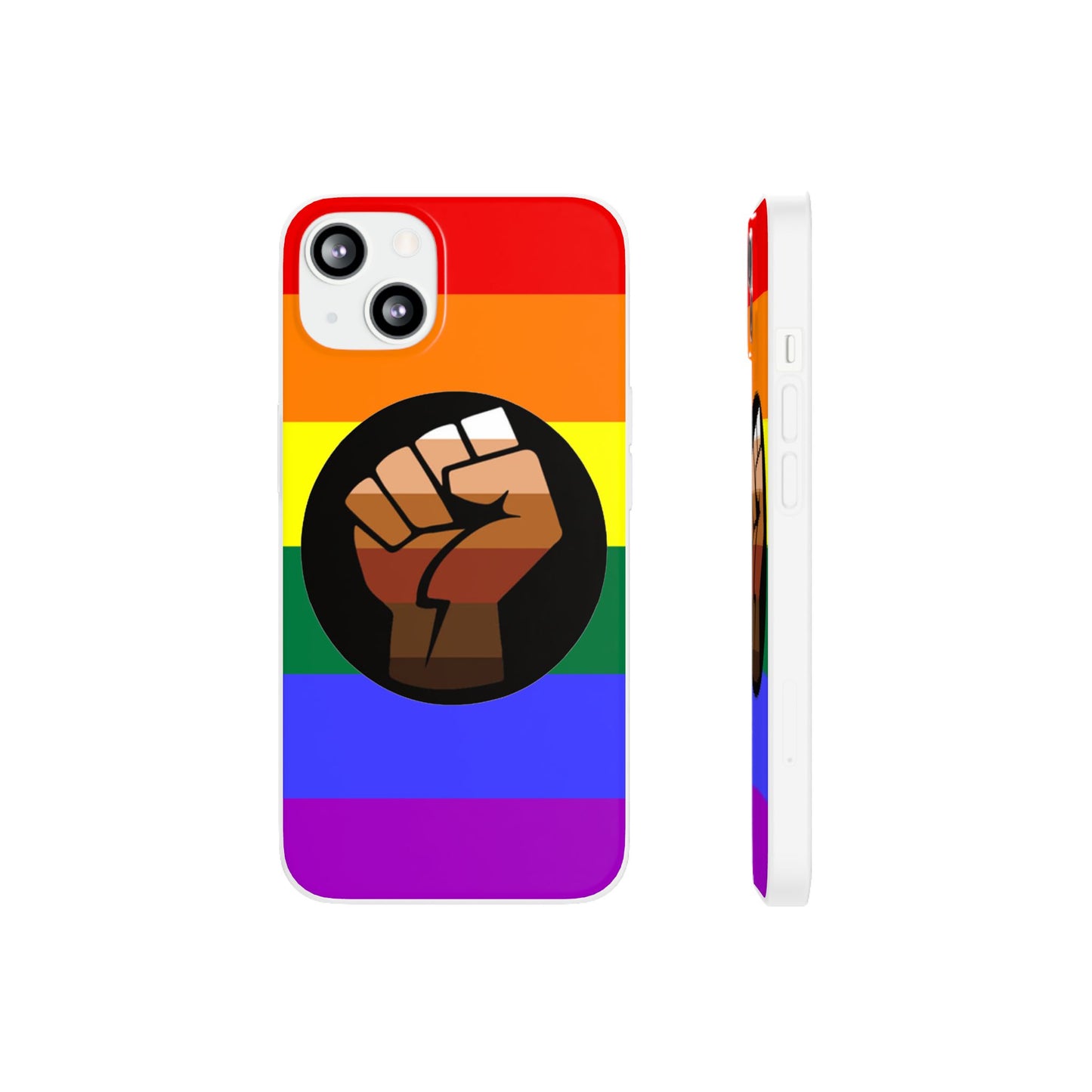 QPOC Pride Flag iPhone Flexi Case - Multiple Generations