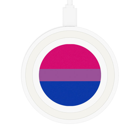 Bisexual Pride Flag Wireless Charger
