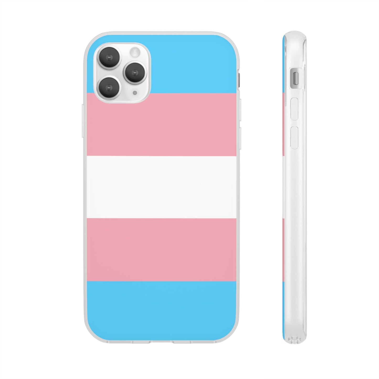 Transgender Pride Flag iPhone Flexi Case - Multiple Generations