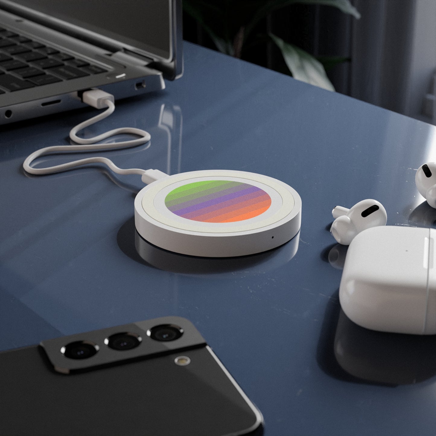 Aliagender Pride Flag Wireless Charging Pad