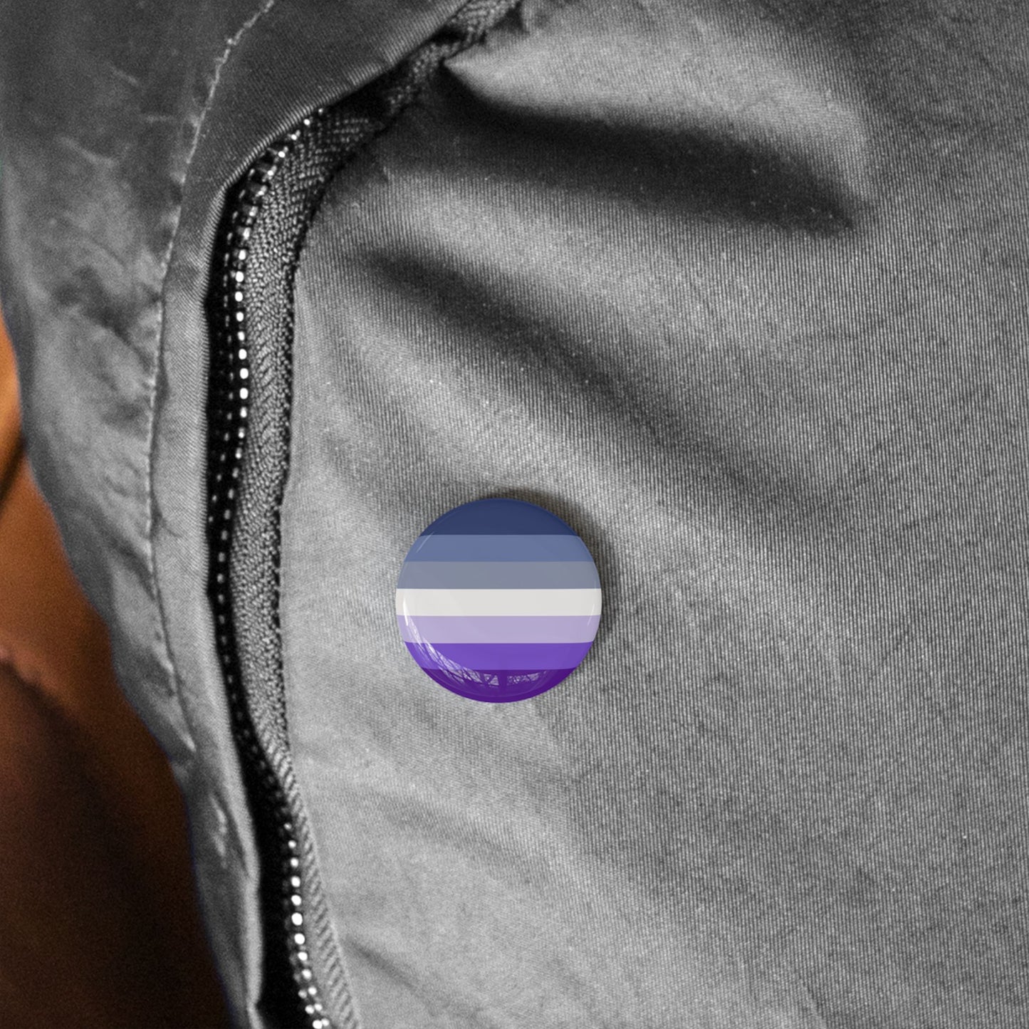 Butch Pride Flag (dorian-rutherford) Round Pins - Multiple Sizes