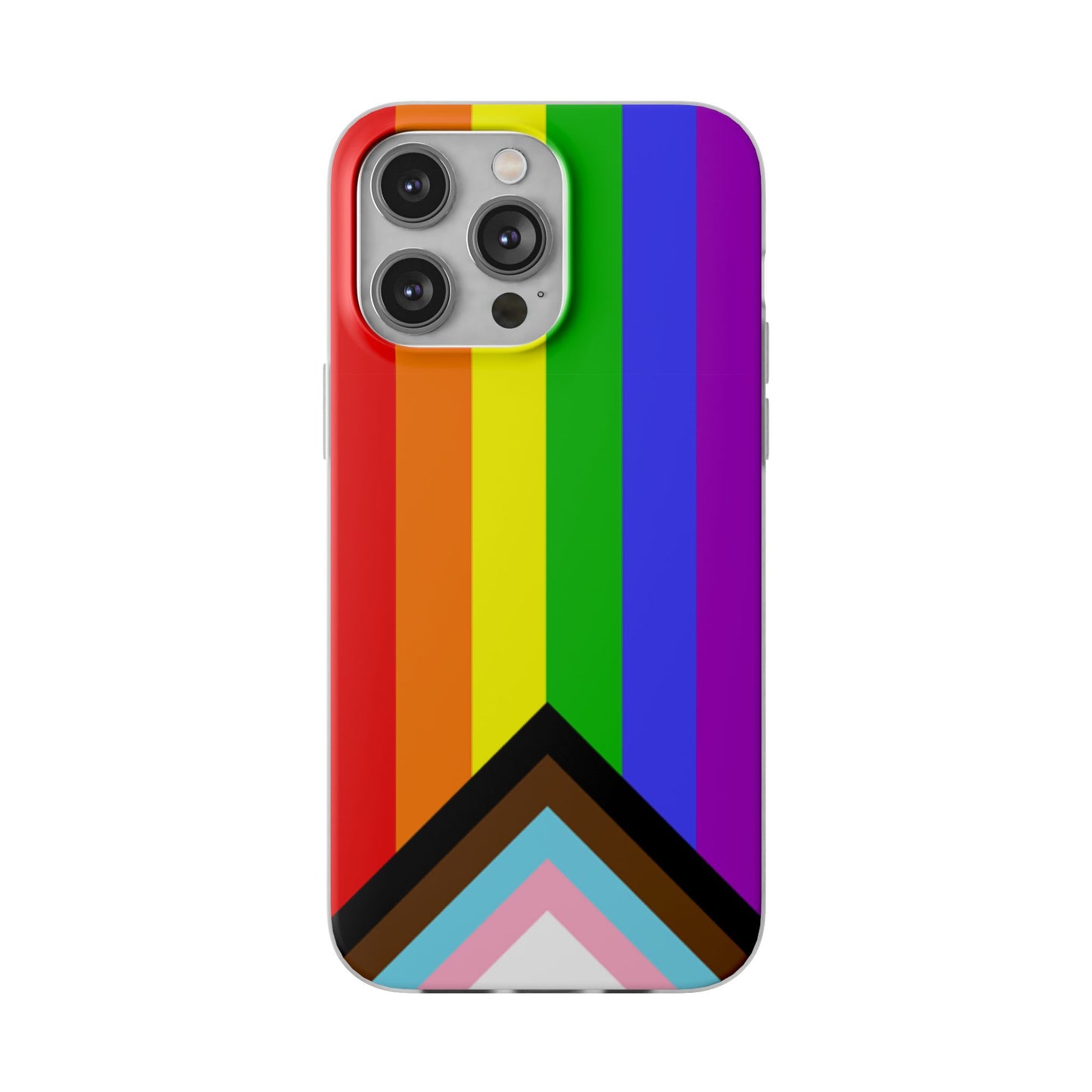 Progress Pride Flag iPhone Flexi Case - Multiple Generations