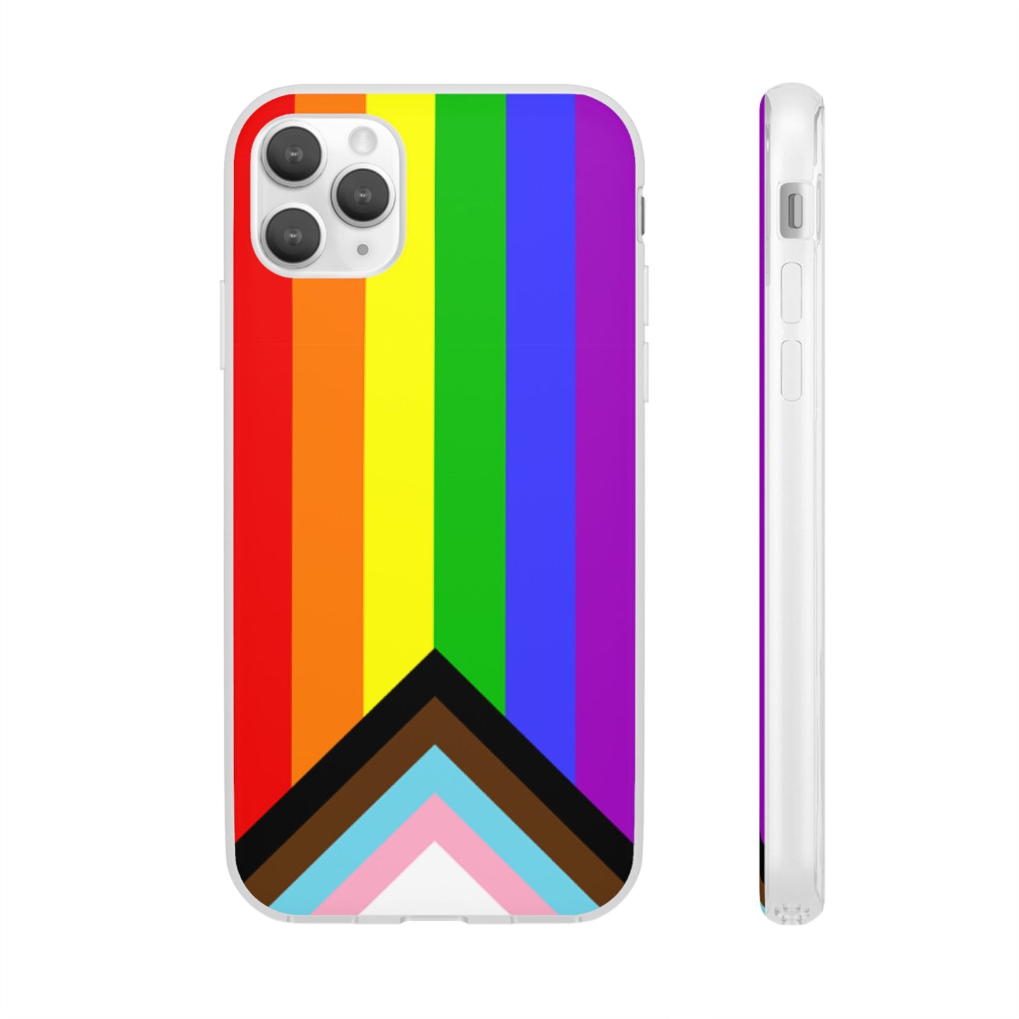 Progress Pride Flag iPhone Flexi Case - Multiple Generations
