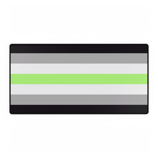 Agender Pride Flag Desk Mat