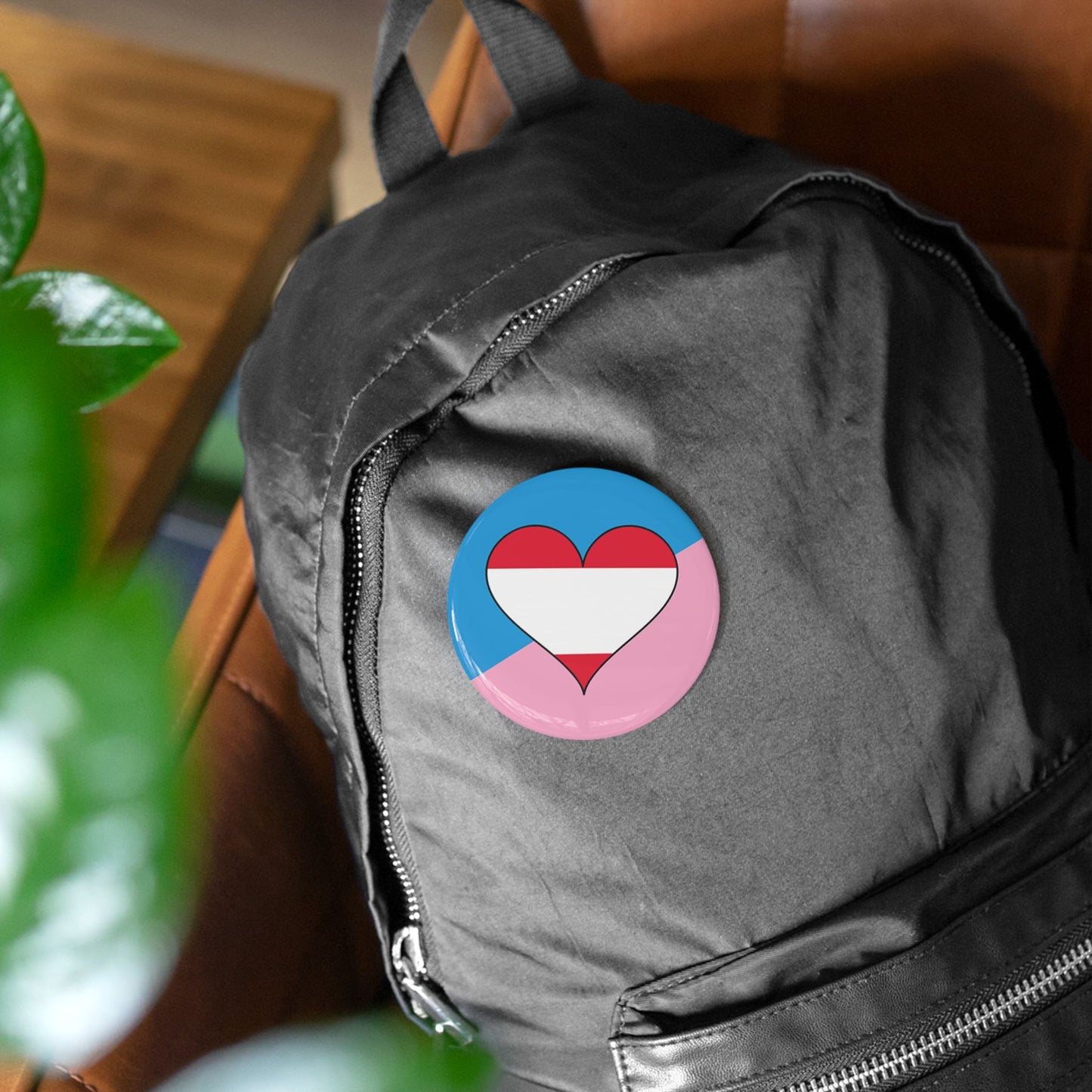 Age Play Fetish Flag Round Pin