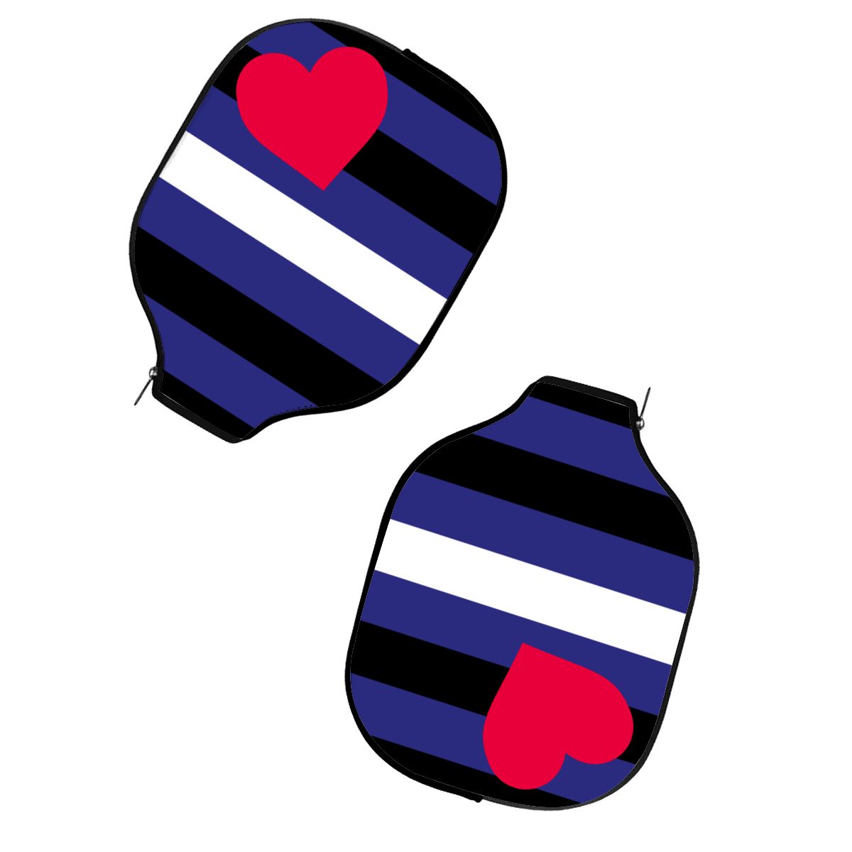 Leather Pride Flag Pickleball Paddle Cover