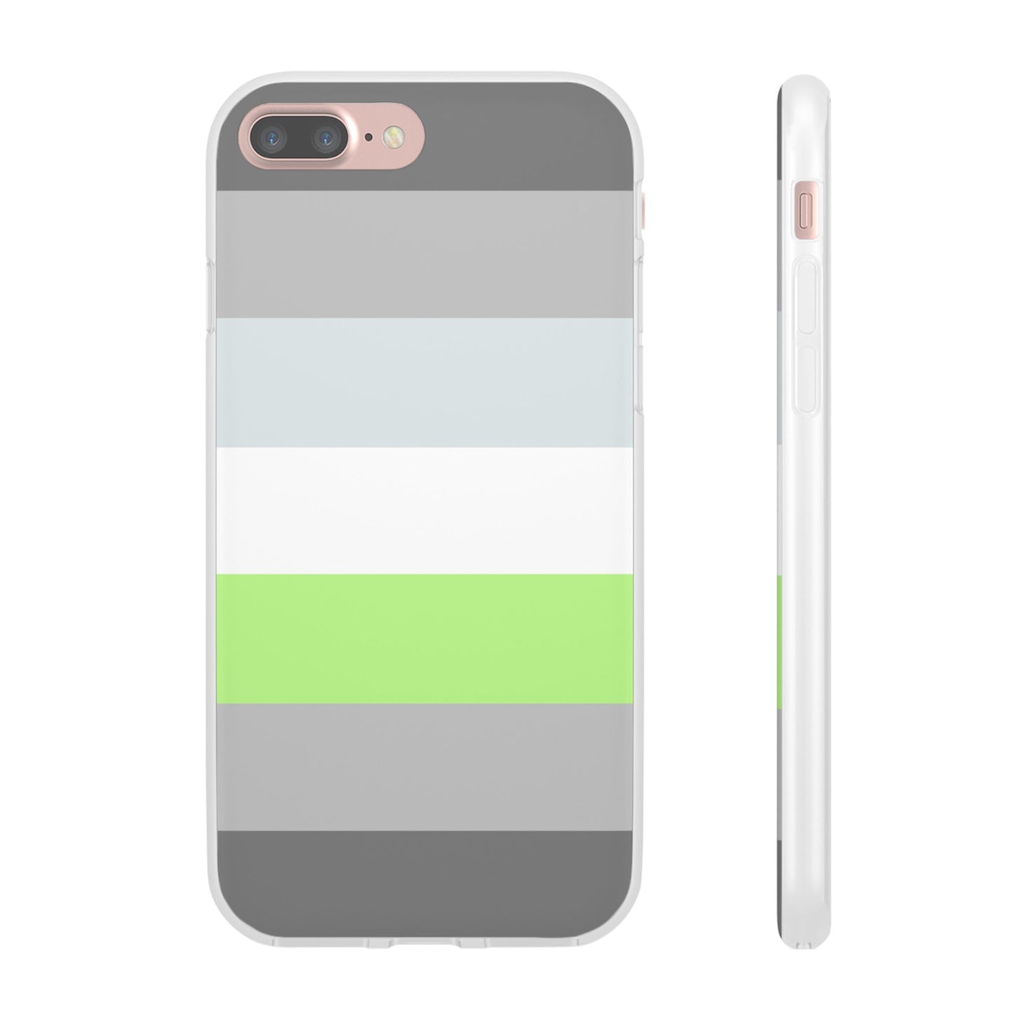 Demiagender Pride Flag iPhone Flexi Case - Multiple Generations