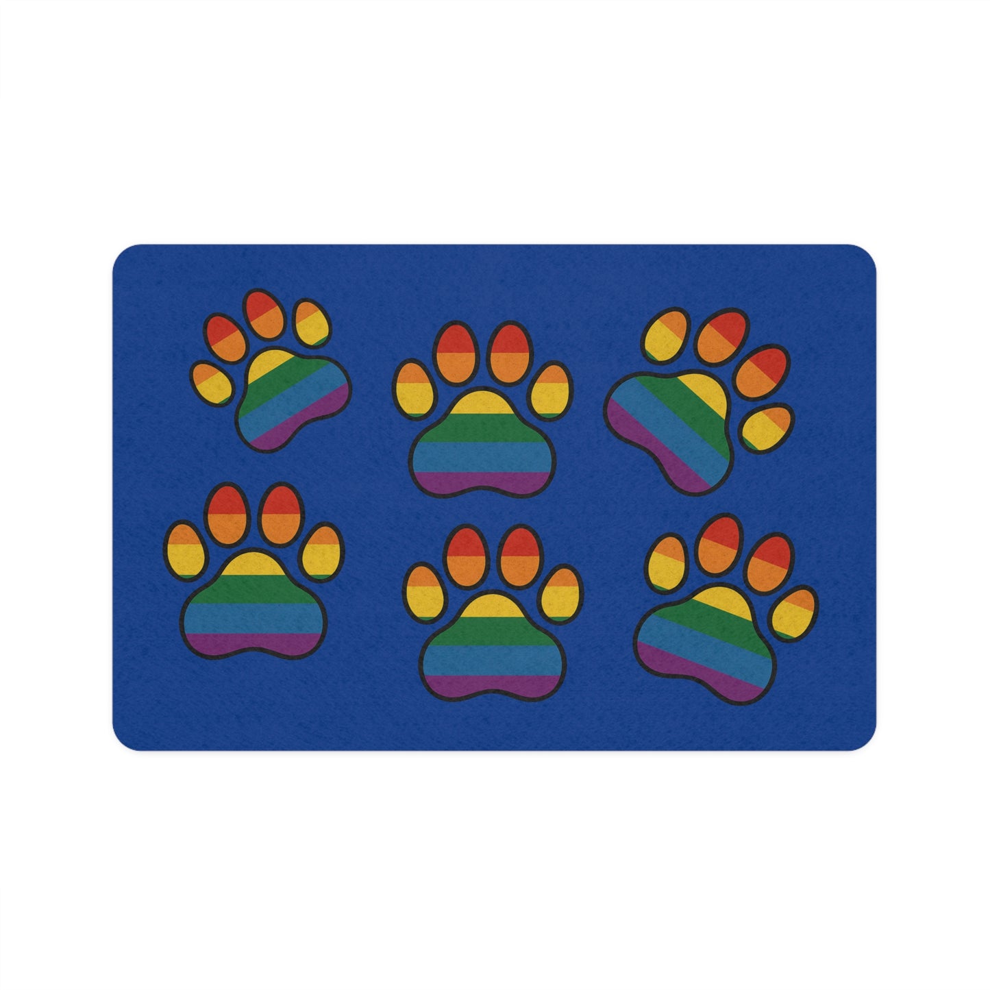 Radical Dog Paws Pet Food Mat