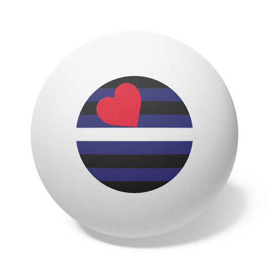 Leather Pride Flag Ping Pong Balls - 6 pcs