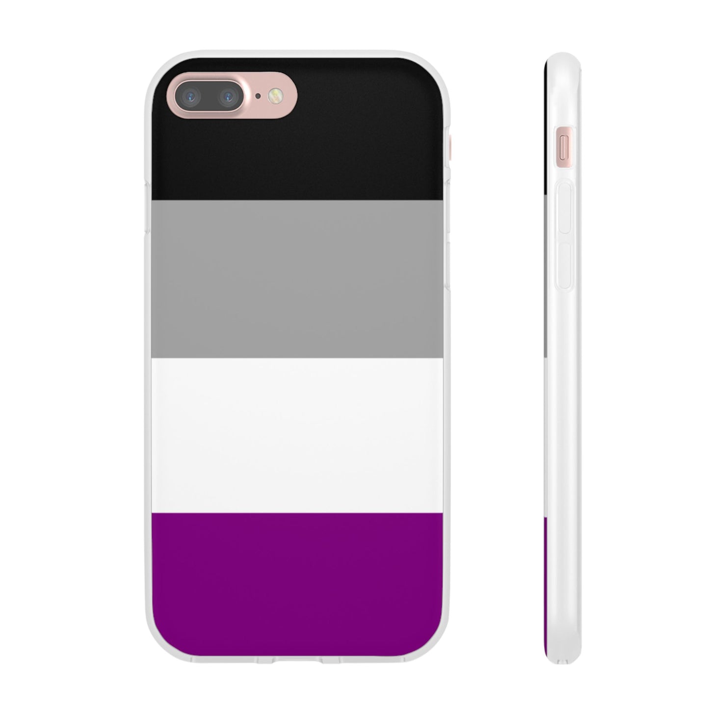 Asexual Pride Flag iPhone Flexi Case - Multiple Generations