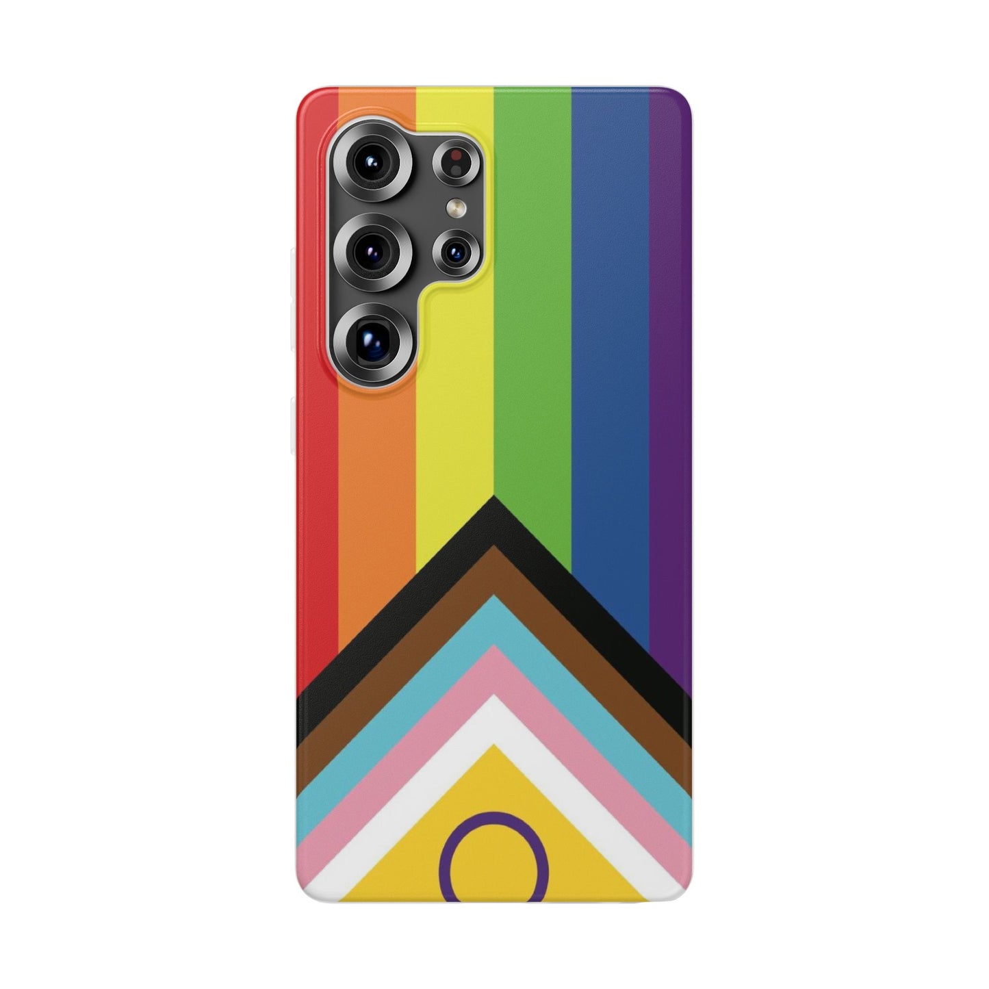 Inclusive Progress Pride Flag Samsung Flexi Case - Multiple Generations