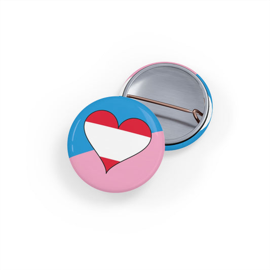 Age Play Fetish Flag Round Pin