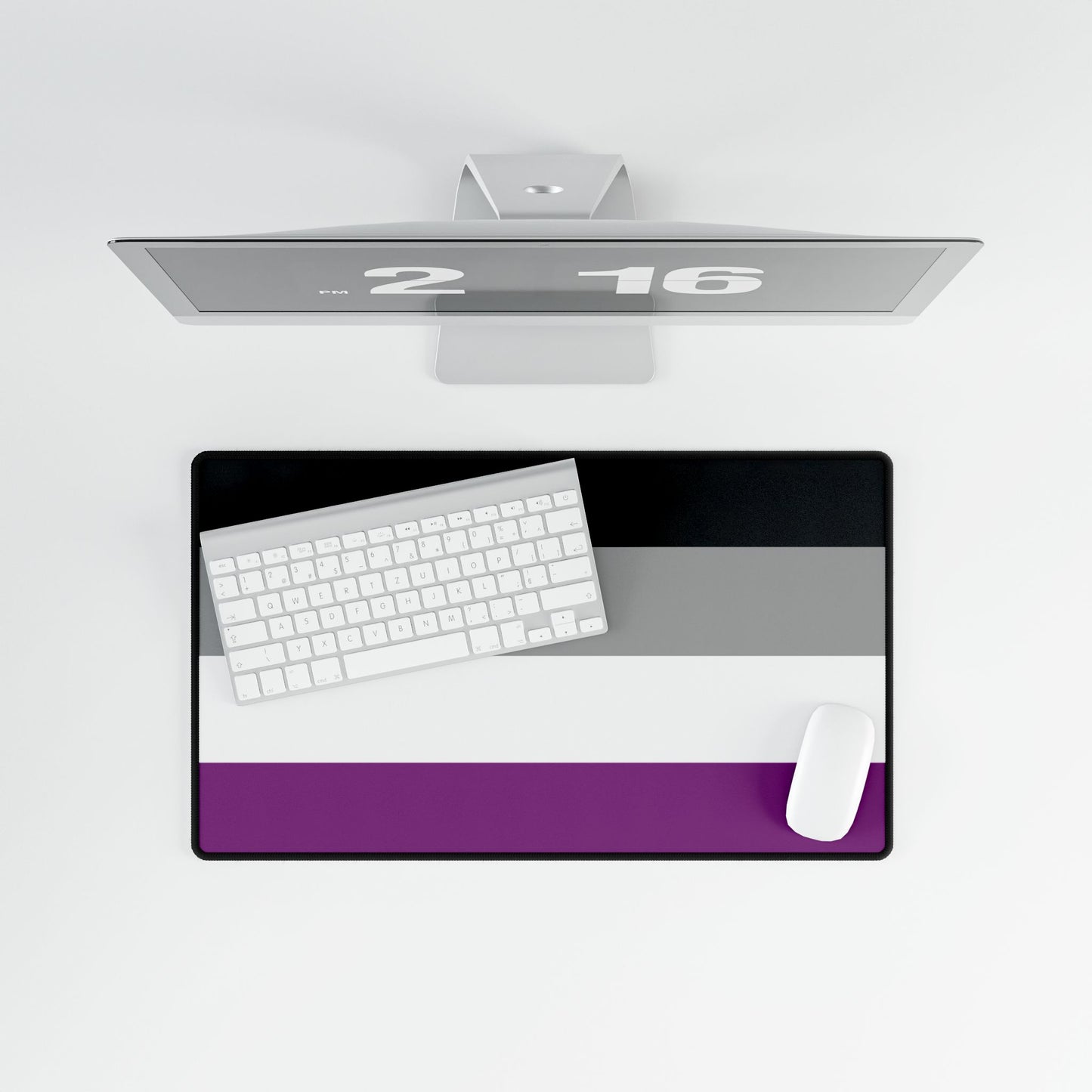Asexual Pride Flag Desk Mat