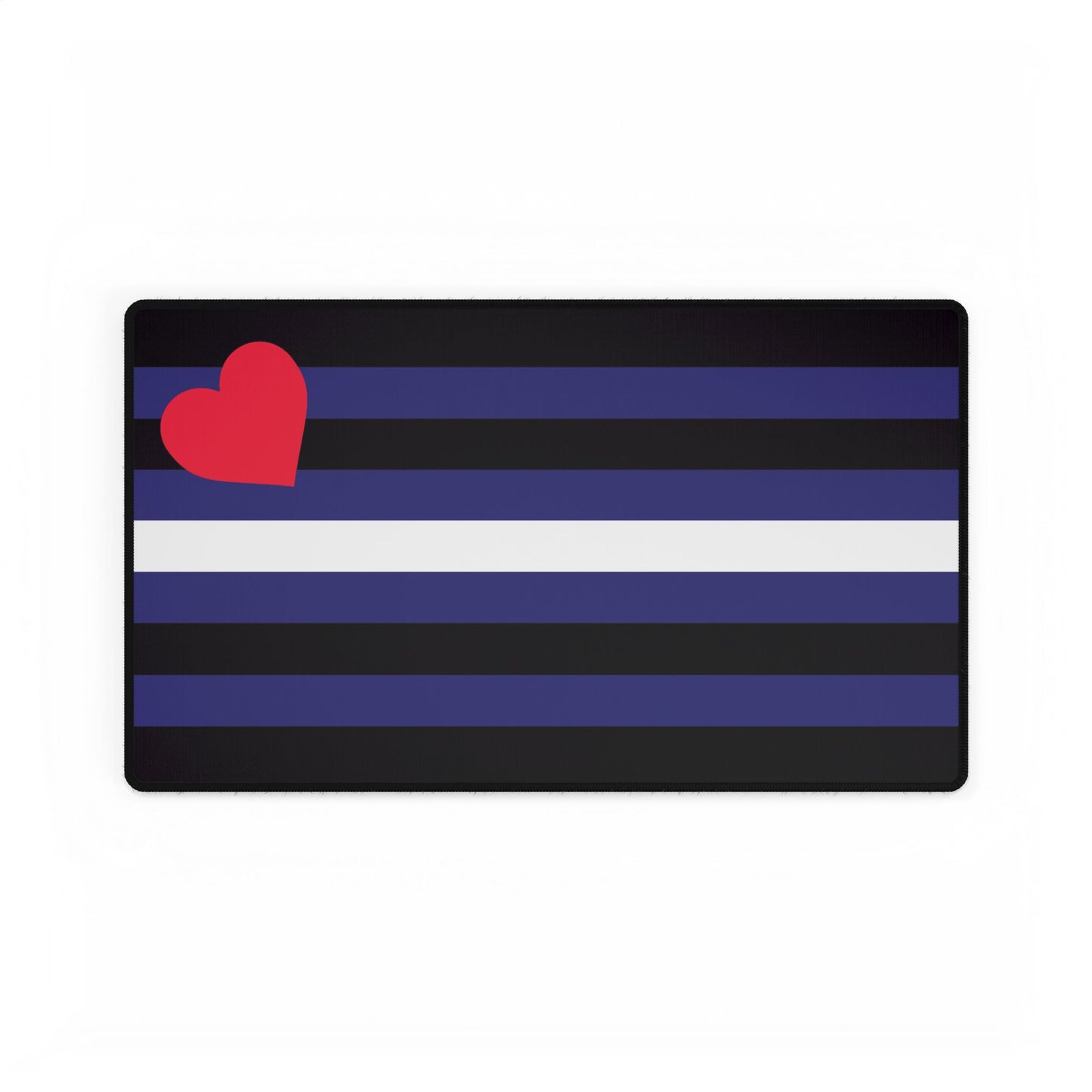 Leather Pride Flag Desk Mat - Multiple Sizes