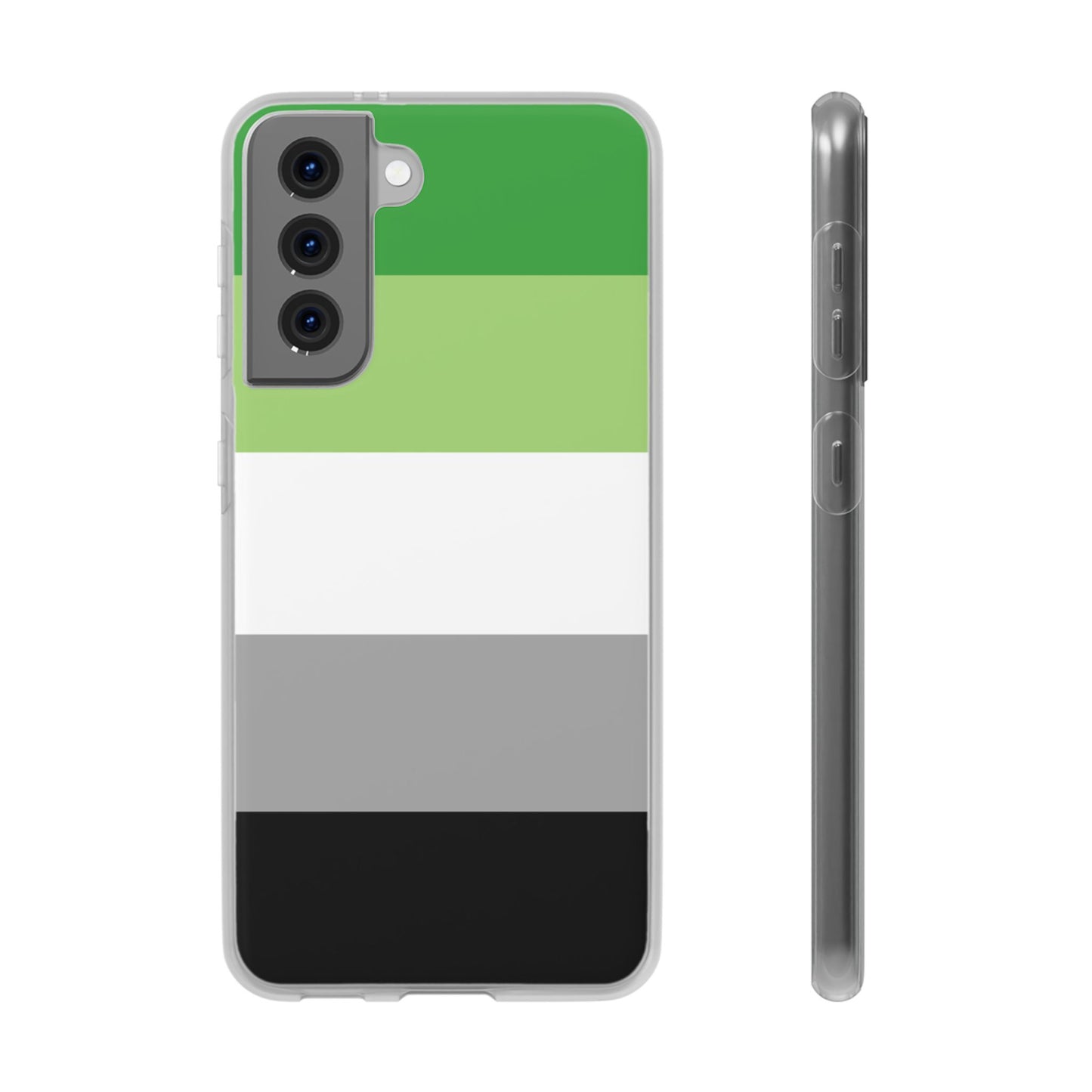 Aromantic Pride Flag Samsung Flexi Case - Multiple Generations