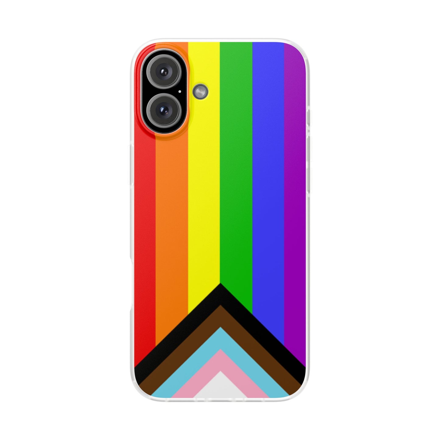 Progress Pride Flag iPhone Flexi Case - Multiple Generations