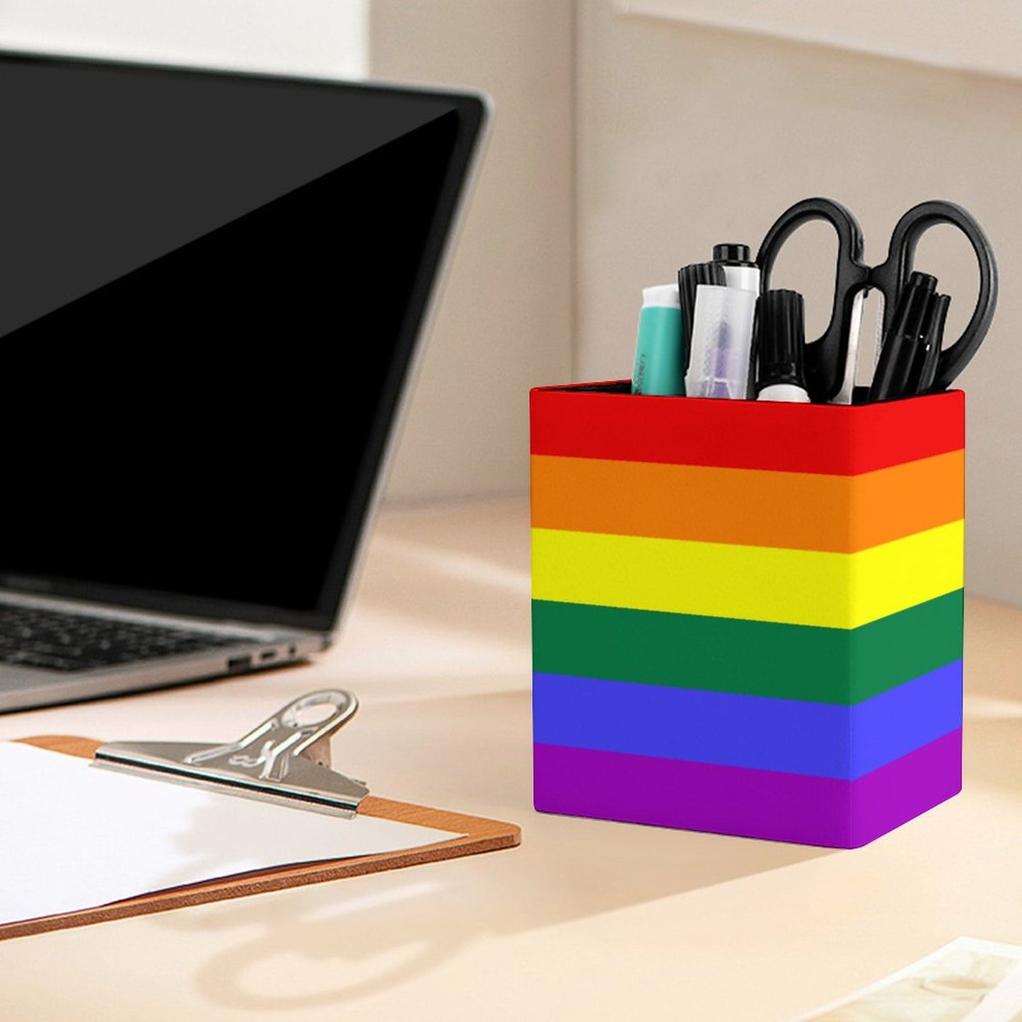 Rainbow Pride Flag Pen Holder