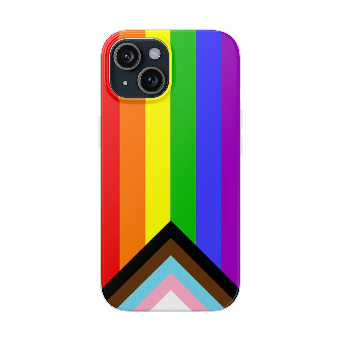 Progress Pride Flag iPhone Flexi Case - Multiple Generations