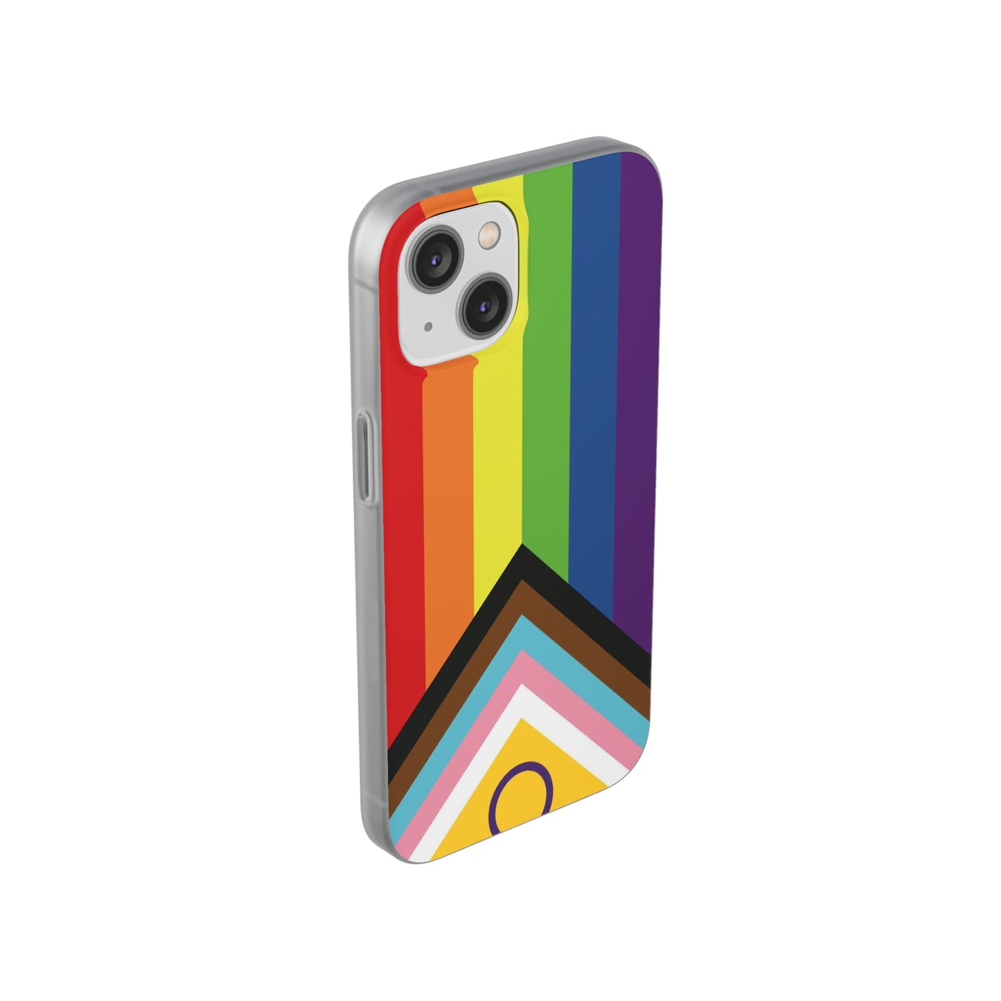 Inclusive Progress Pride Flag iPhone Flexi Case - Multiple Generations