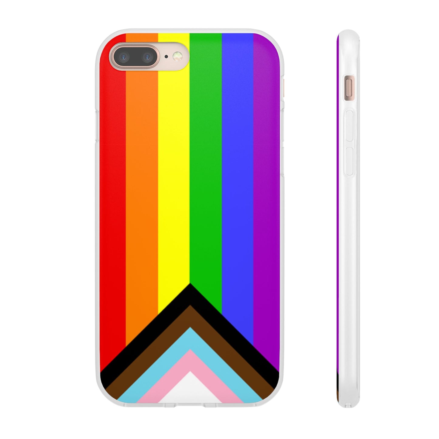 Progress Pride Flag iPhone Flexi Case - Multiple Generations