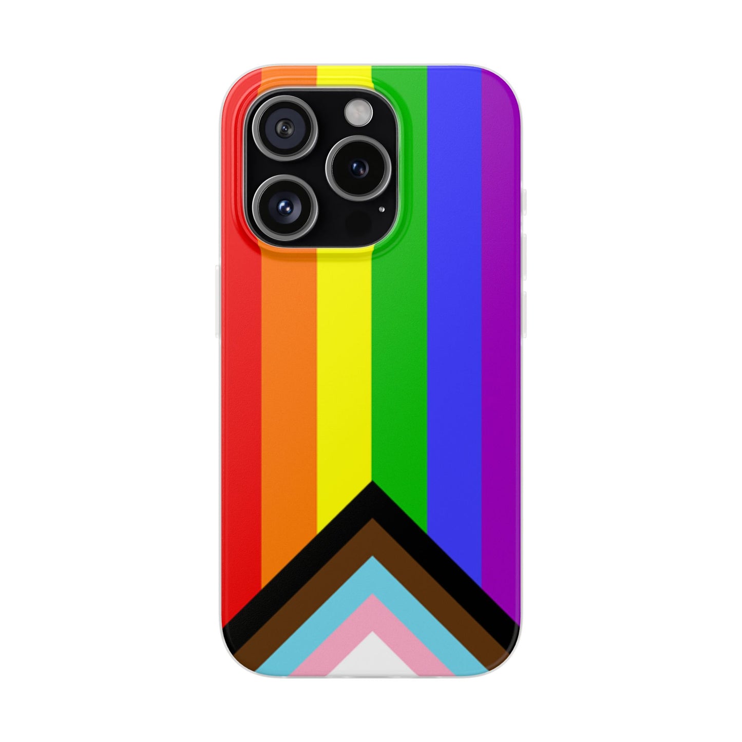 Progress Pride Flag iPhone Flexi Case - Multiple Generations