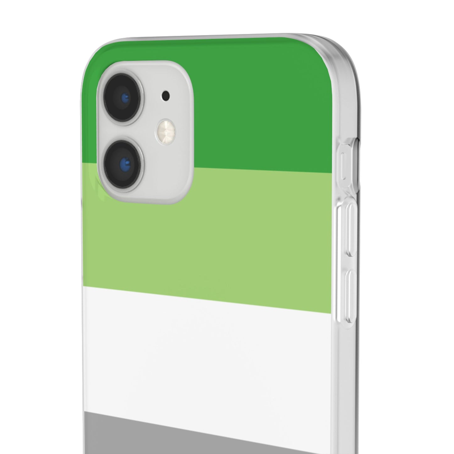 Aromantic Pride Flag iPhone Flexi Case - Multiple Generations
