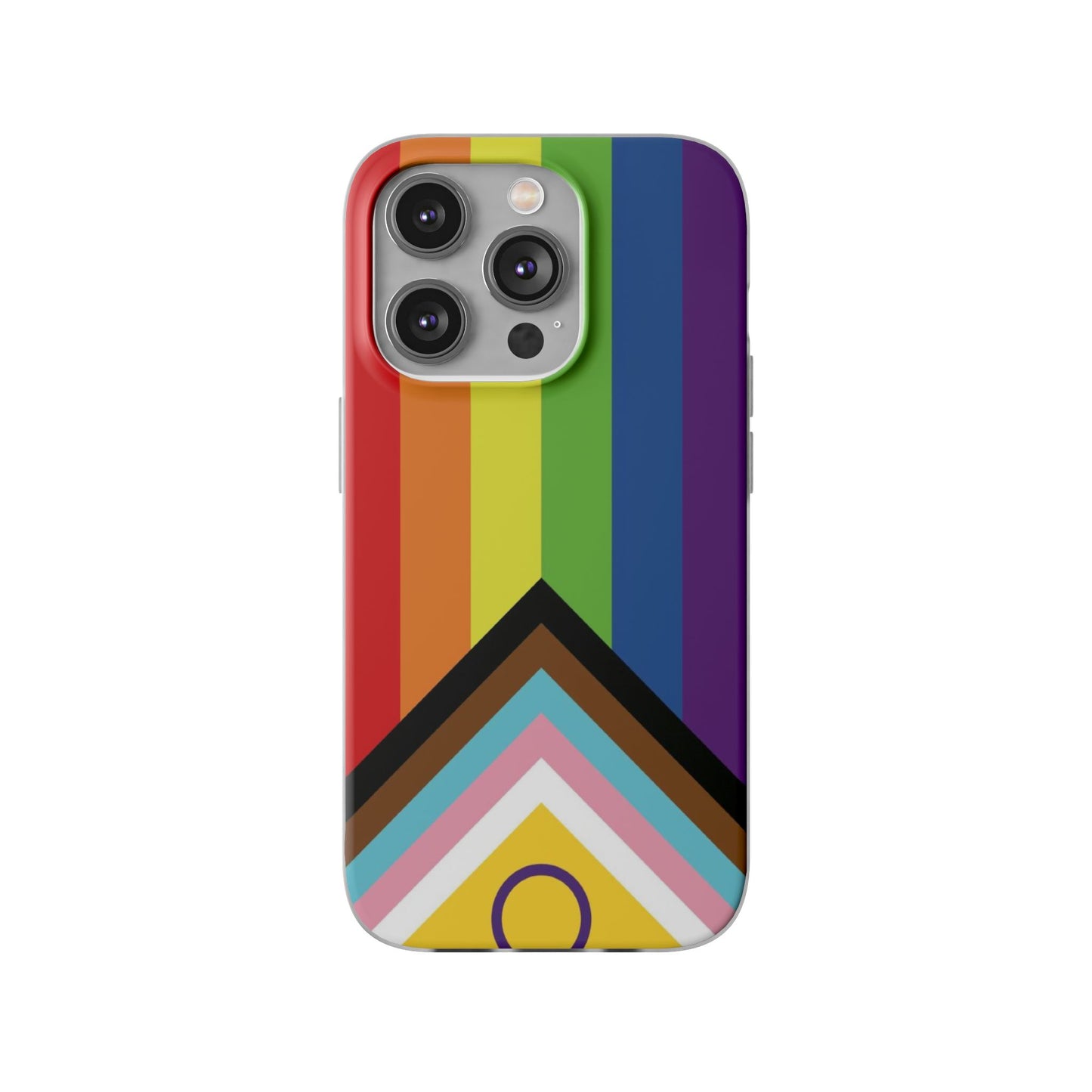 Inclusive Progress Pride Flag iPhone Flexi Case - Multiple Generations